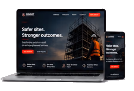 Custom Auspicious website preview